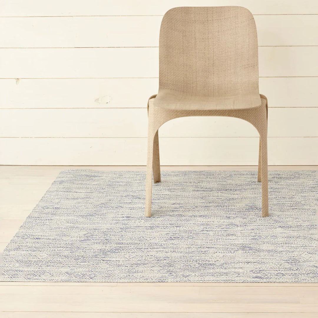 chilewich | woven floormat 89x122cm (35x48") | mosaic blue
