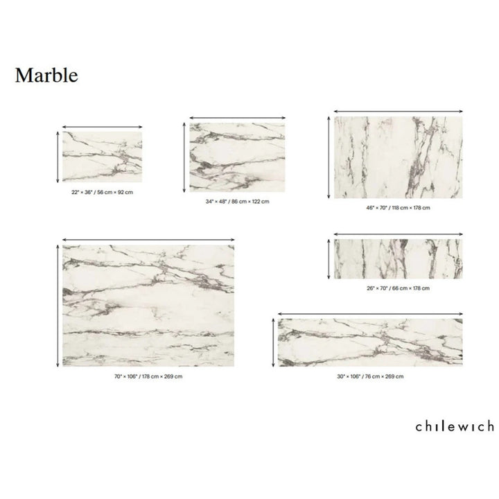 chilewich | woven floormat 59x92cm (23x36") | marble gold