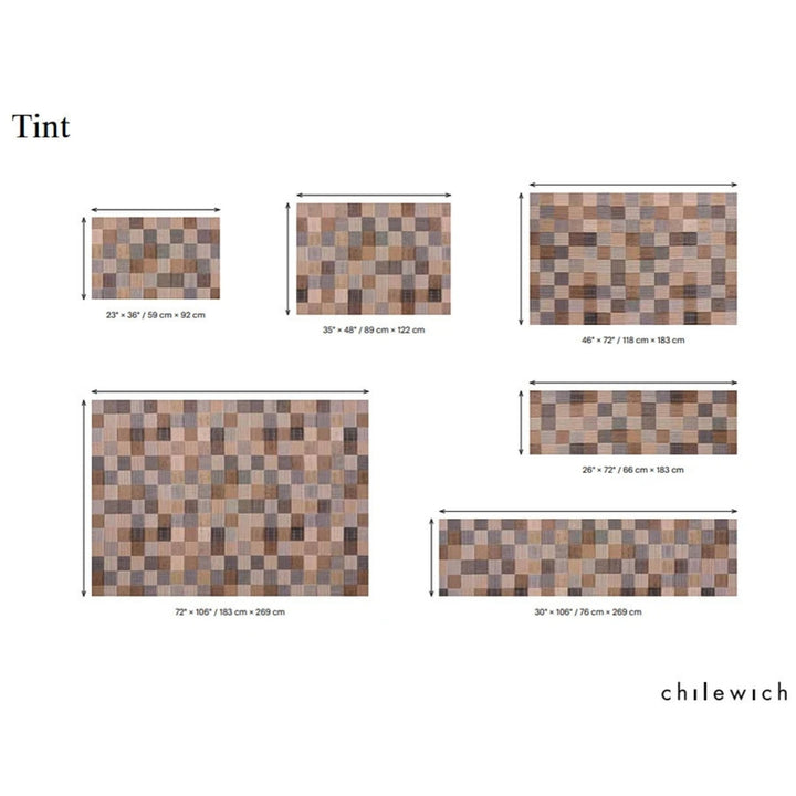 chilewich | woven floormat 118x183cm (46x72") | tint opal