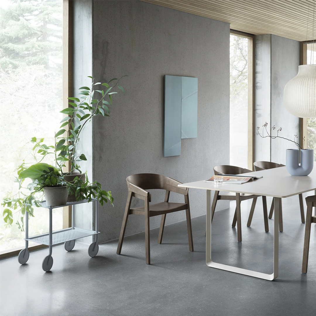 muuto | cover armchair | stained dark brown