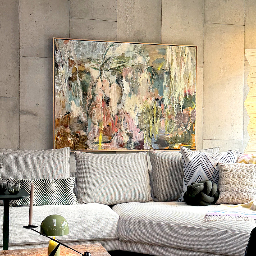 dana dion | original artwork | where silence gathered (110x150cm)