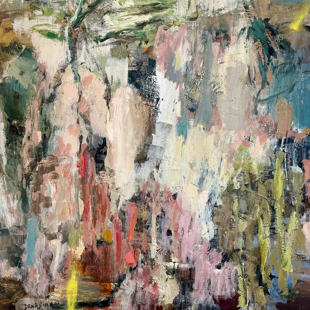 dana dion | original artwork | where silence gathered (110x150cm)
