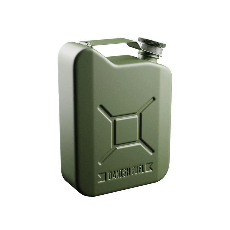 danish fuel | hip flask | army green