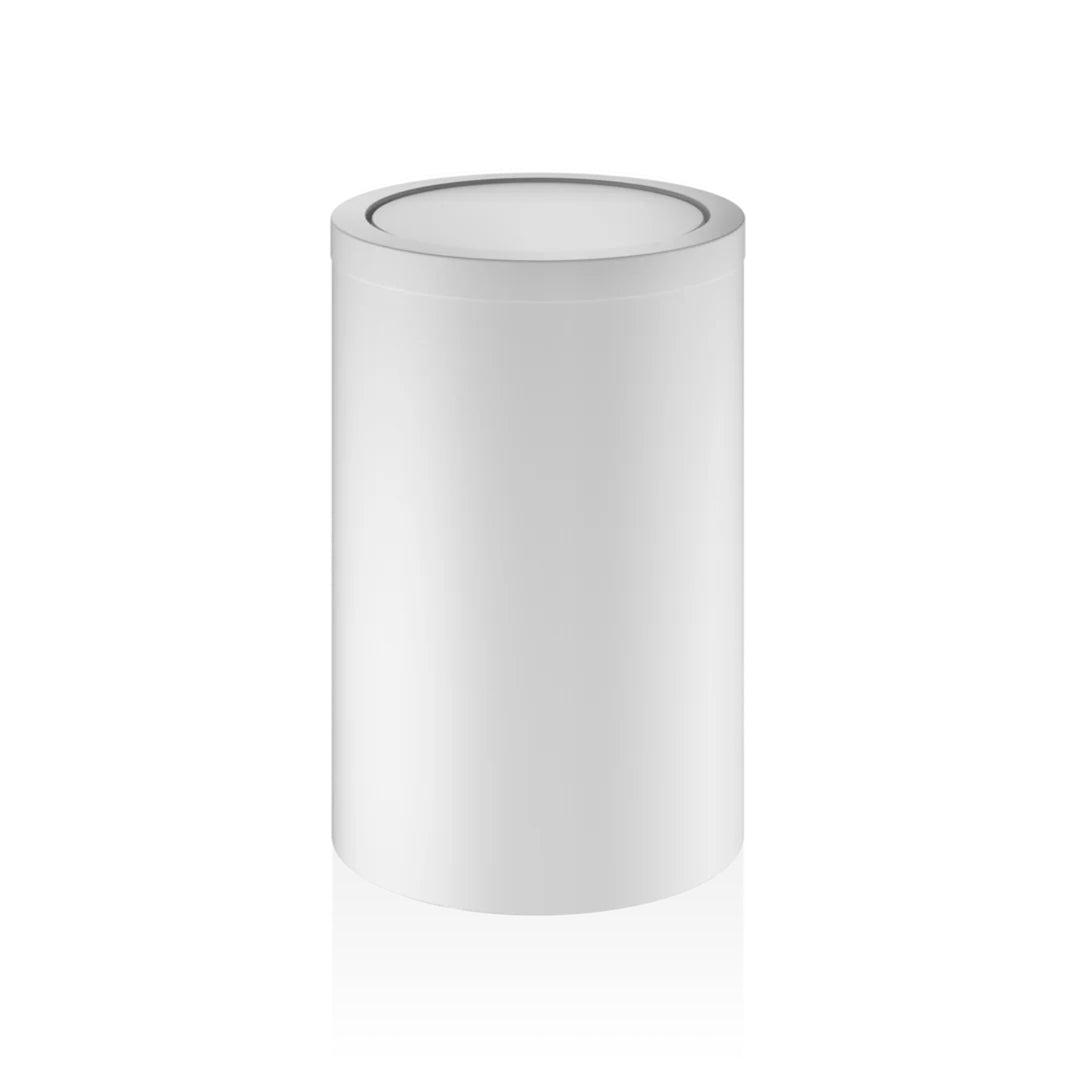 decor walther | BASIC series DW 124 | paper bin with revolving cover | white matt - SO