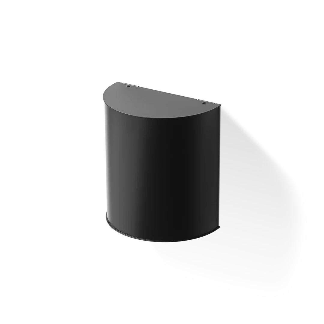decor walter | DW31 series | paper bin wall mounted | black matt