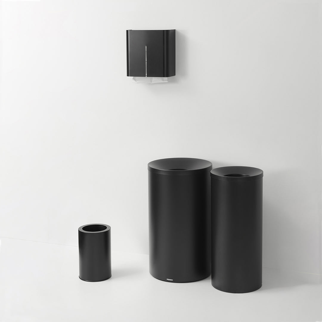 decor walther | BASIC series | bin with inner container | matte black - special order
