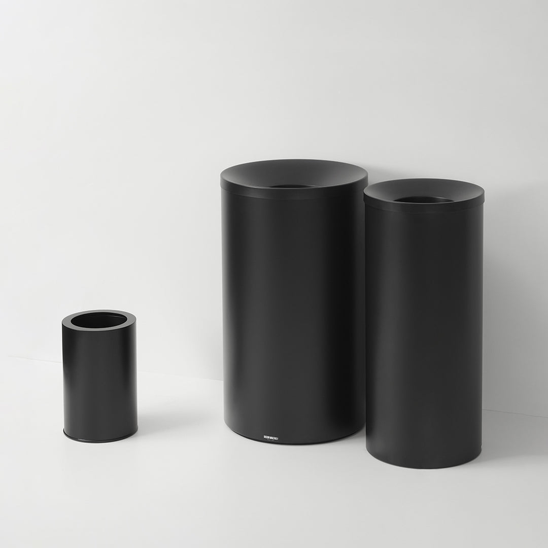 decor walther | BASIC series | bin with inner container | matte black - special order