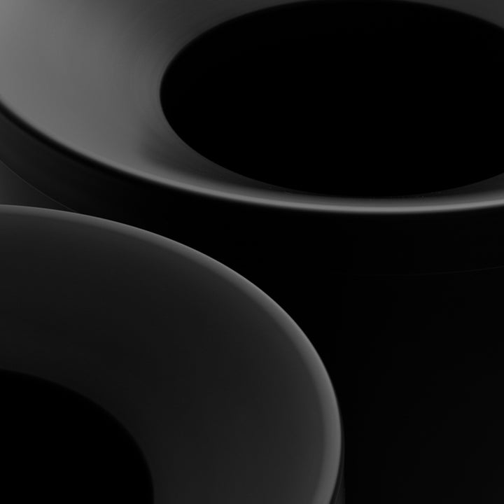 decor walther | BASIC series | bin with inner container | matte black - special order