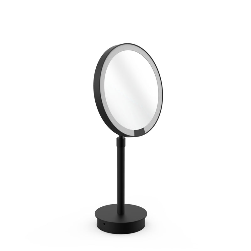 decor walther | BASIC series | illuminated table mirror | matte black