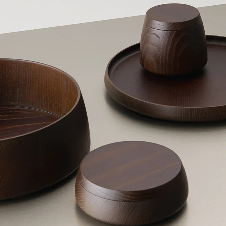 decor walther | ONYO DMD M collection | jar with lid dark ash