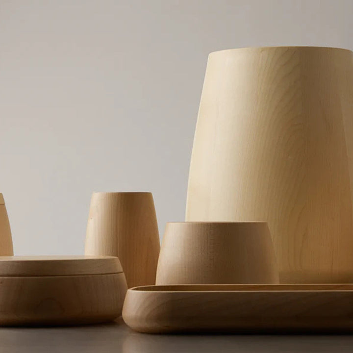 decor walther | ONYO DMD M collection | jar with lid natural maple