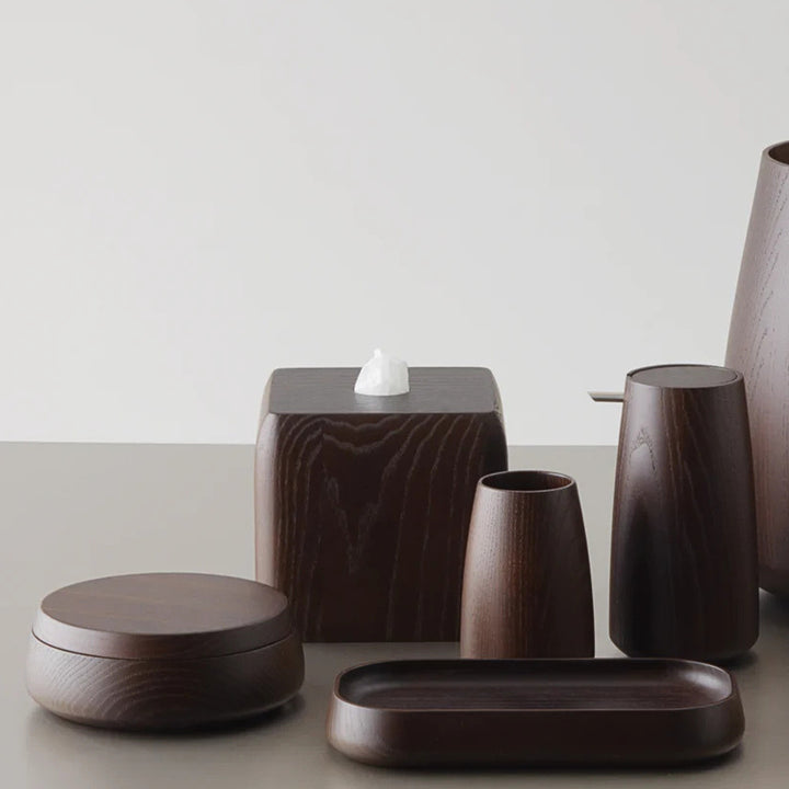 decor walther | ONYO KBQ  collection | tissue box dark ash