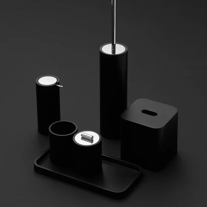 decor walther | STONE series | soap dispenser | black