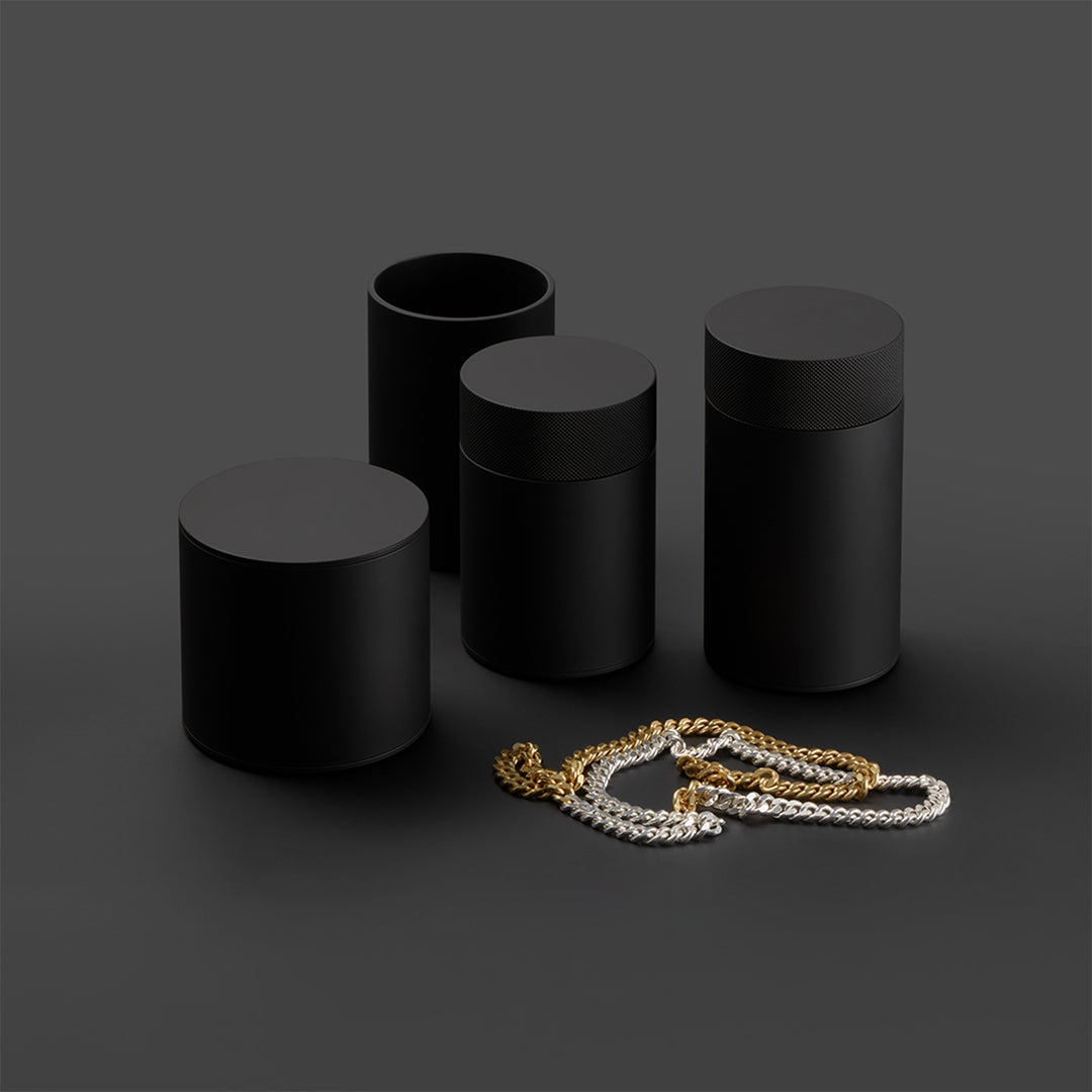 decor walther | CLUB series | multi-purpose box with lid | matte black