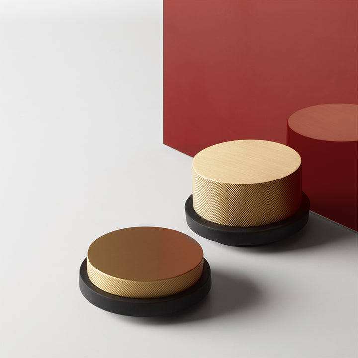 decor walther | CLUB series | doorstop | brass matte small