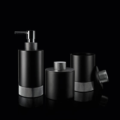 decor walther | CLUB series | soap dispenser | matte black + chrome