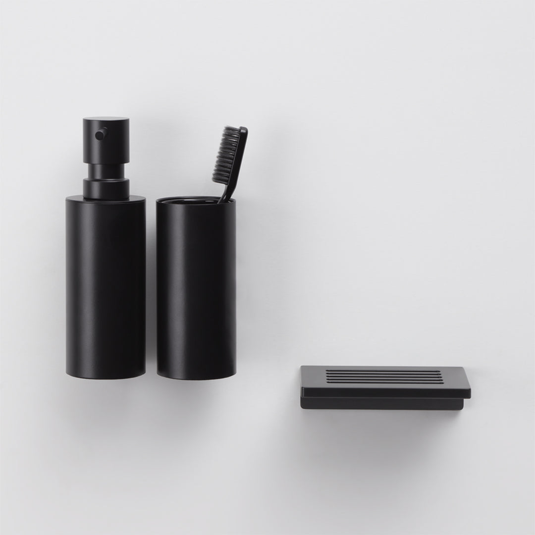 decor walther | CORNER series | soap dish wall mounted | matte black