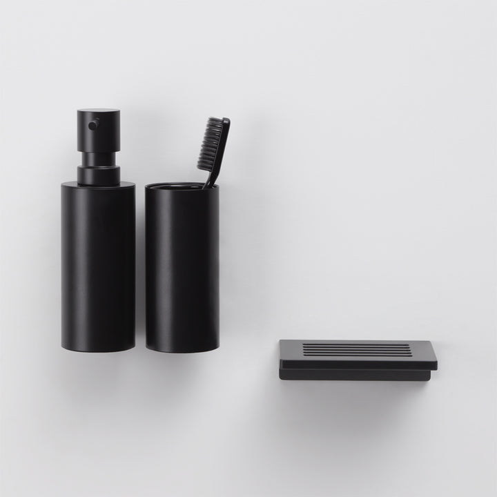 decor walther | CORNER series | soap dish wall mounted | matte black