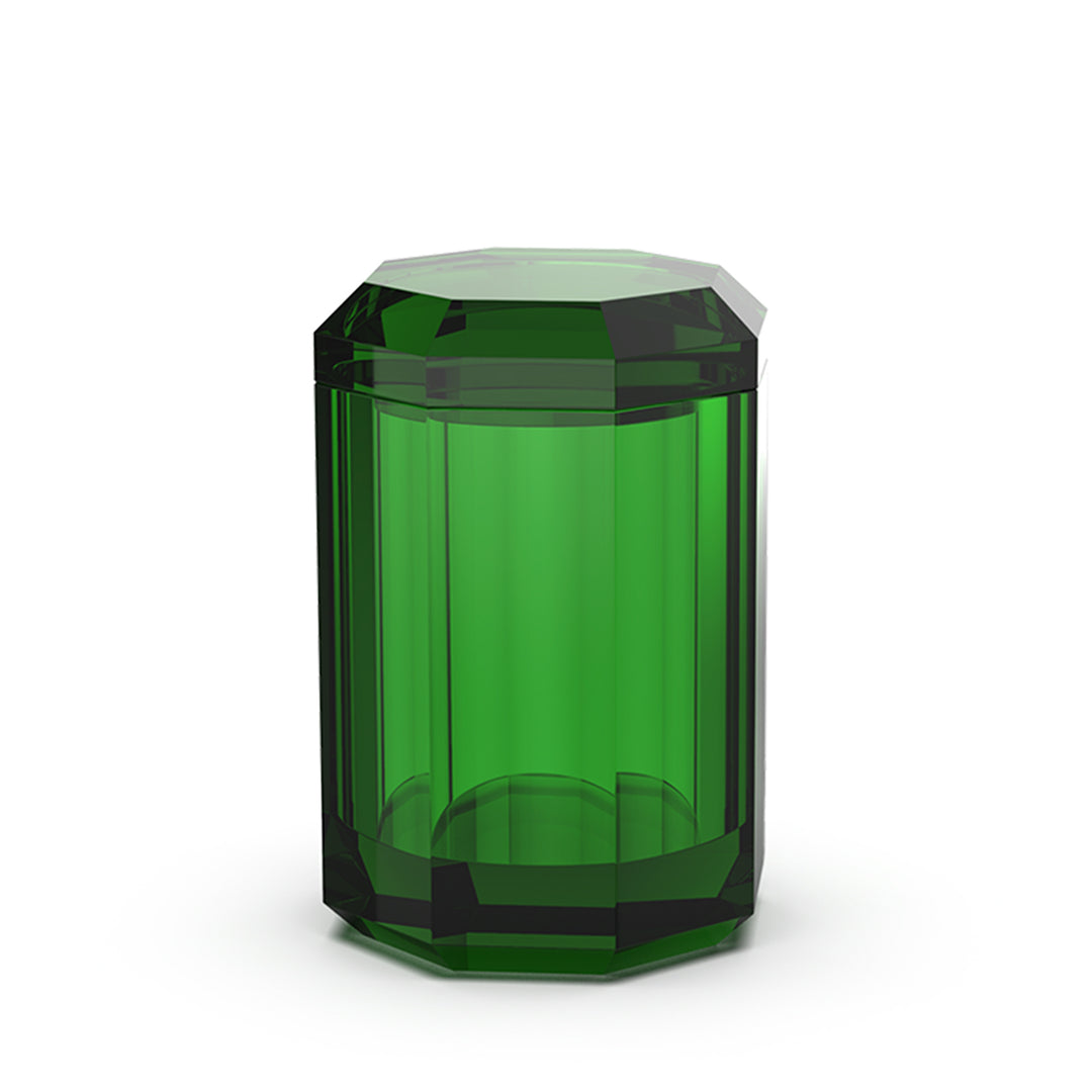 decor walther | KRISTALL series | multi-purpose box with lid | english green