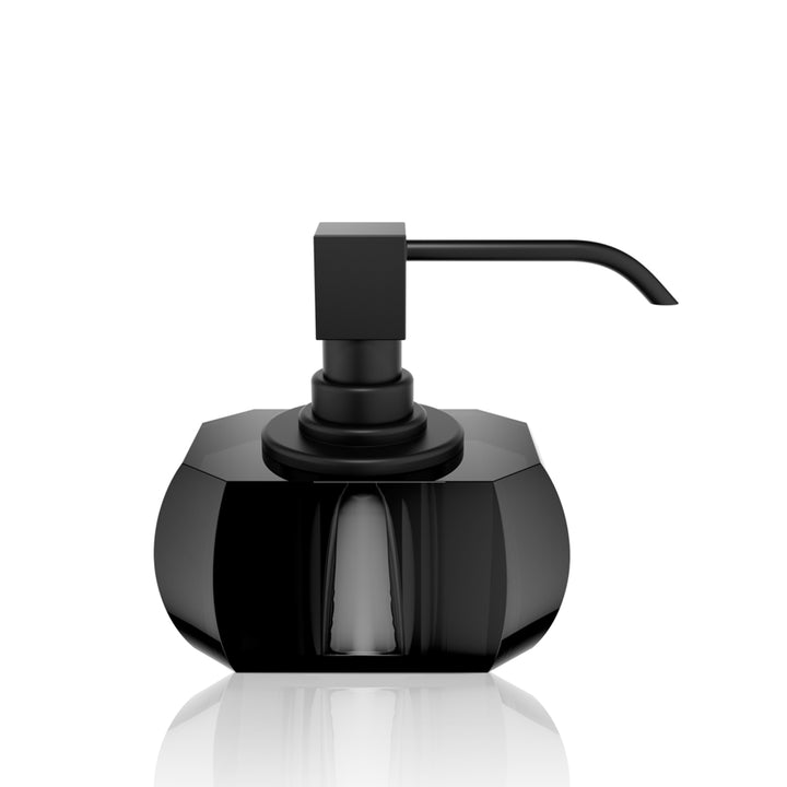 decor walther | KRISTALL series | soap dispenser | anthracite + black