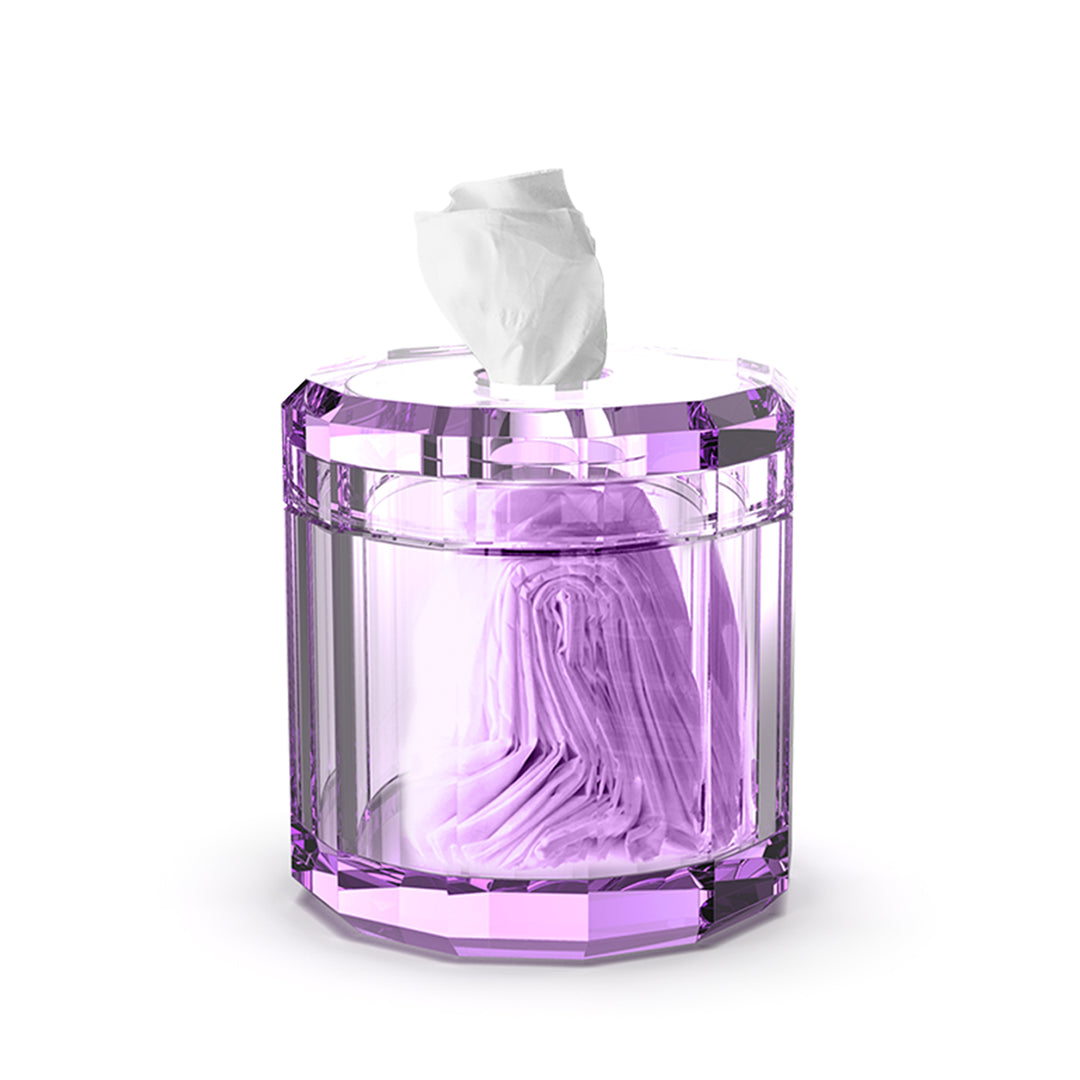 decor walther | KRISTALL series | tissue box | violet