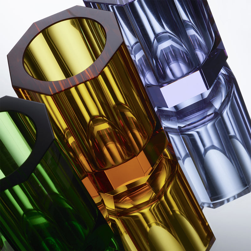 decor walther | KRISTALL series | crystal tumbler | english green