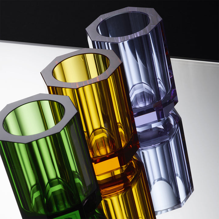 decor walther | KRISTALL series | crystal tumbler | english green