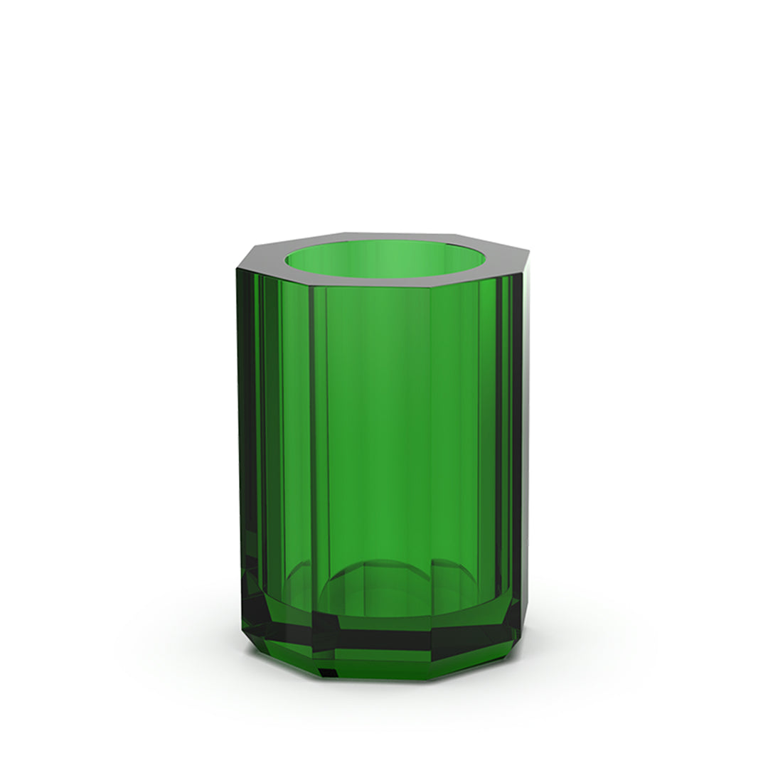decor walther | KRISTALL series | crystal tumbler | english green