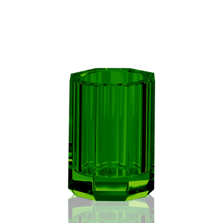 decor walther | KRISTALL series | crystal tumbler | english green