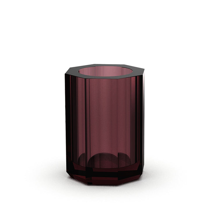 decor walther | KRISTALL series | crystal tumbler | rich burgundy