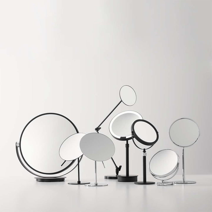 decor walther | BASIC series | cosmetic mirror with swivel | matte black