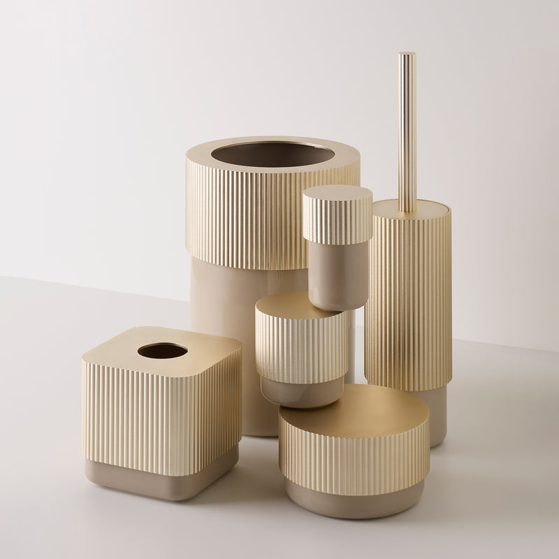 decor walther | OF.LINE series | tissue box | champagne + dune