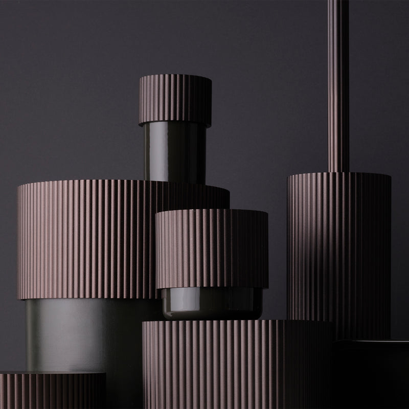 decor walther | OF.LINE series | waste bin | mocca + moor