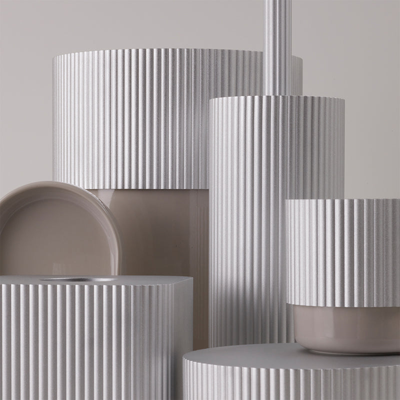 decor walther | OF.LINE series | waste bin | aqua + shell