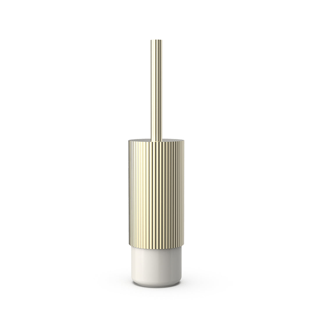 decor walther | OF.LINE series | toilet brush set | champagne + shell