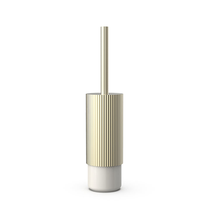 decor walther | OF.LINE series | toilet brush set | champagne + shell