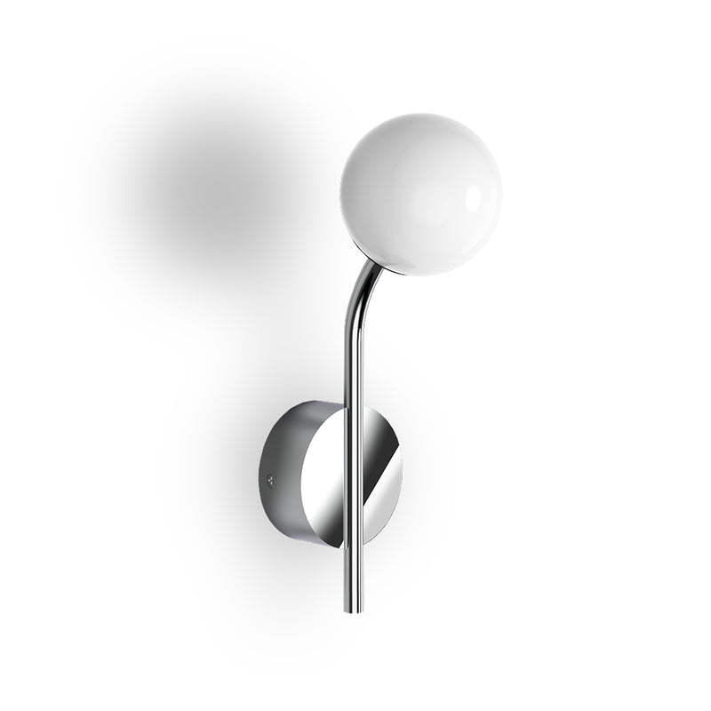 decor walther | BASIC series | pep one wall light | chrome - LC
