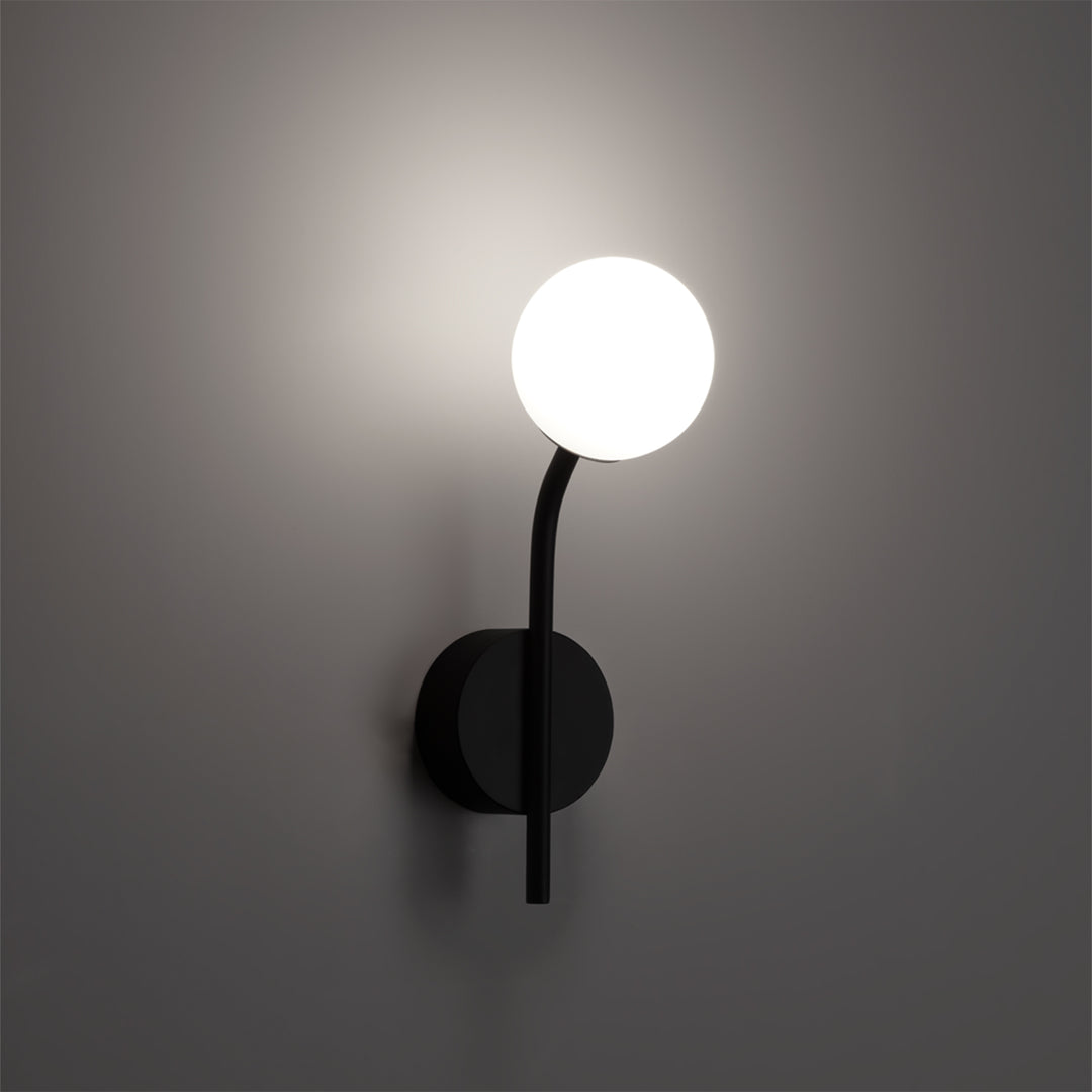 decor walther | BASIC series | pep one wall light | matte black - LC