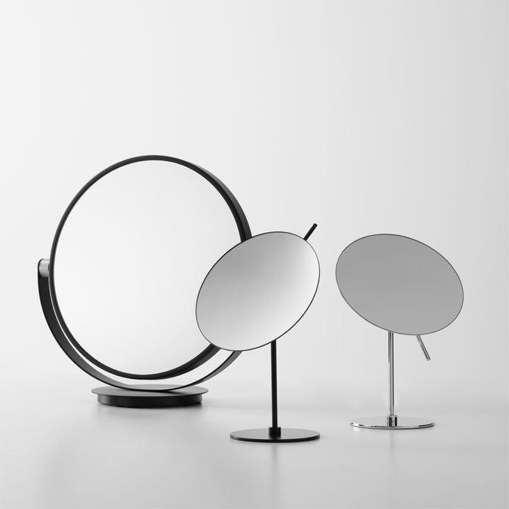 decor walther | BASIC series | cosmetic mirror with swivel | matte black