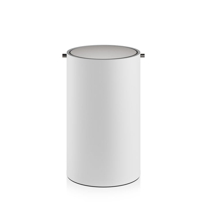 decor walther | STONE series | paper bin with revolving lid | white