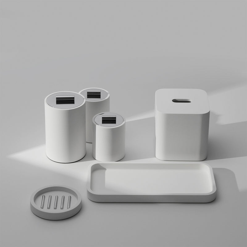 decor walther | STONE series | tissue box | white