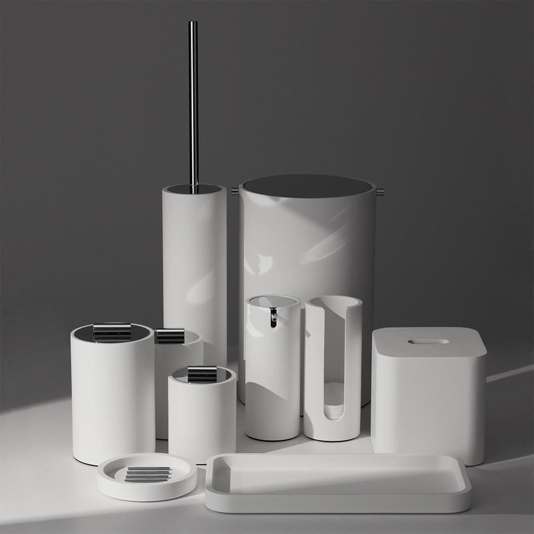 decor walther | STONE series | tab tray | matte white