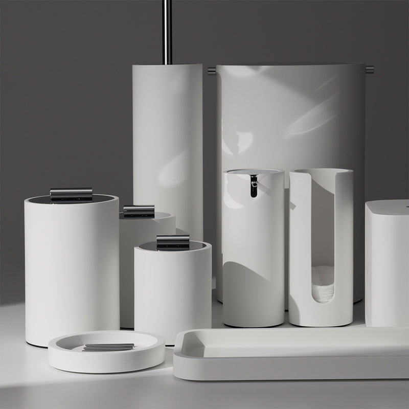 decor walther | STONE series | toilet brush | white