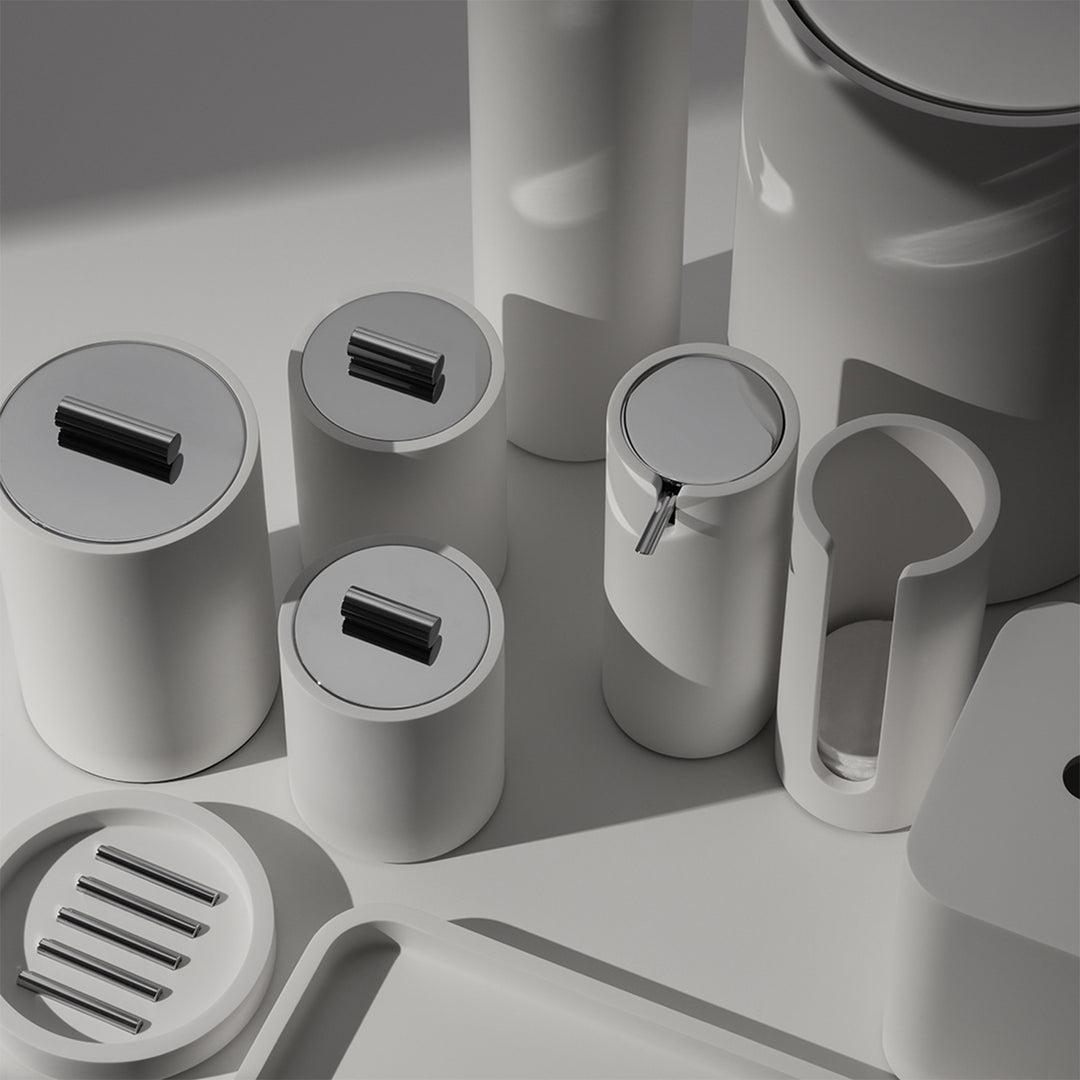 decor walther | STONE series | tab tray | matte white