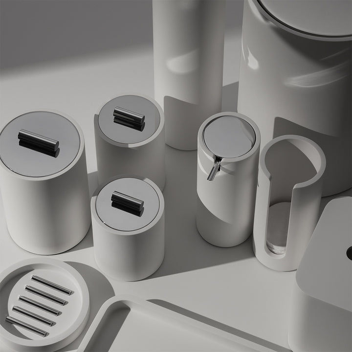 decor walther | STONE series | tab tray | matte white