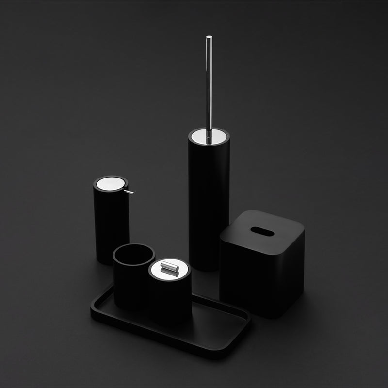 decor walther | STONE series | tab tray | matte black