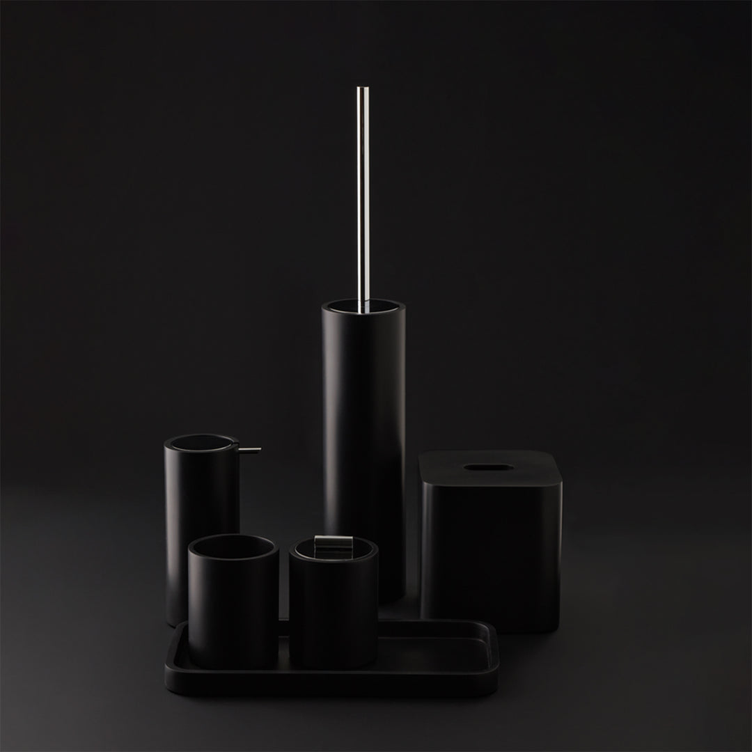 decor walther | STONE series | tab tray | matte black