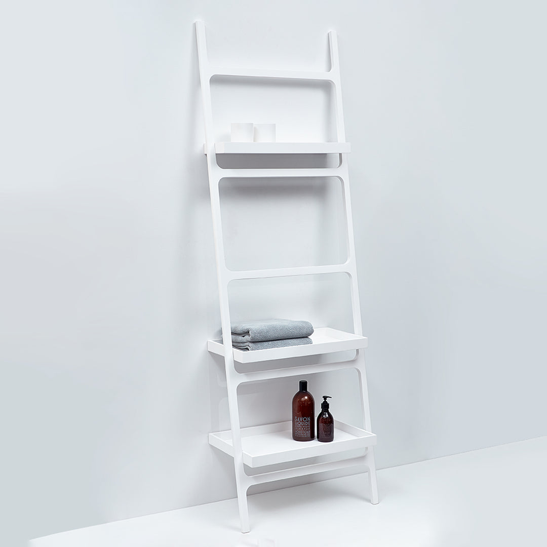 decor walther | STONE series | towel ladder with shelves | white