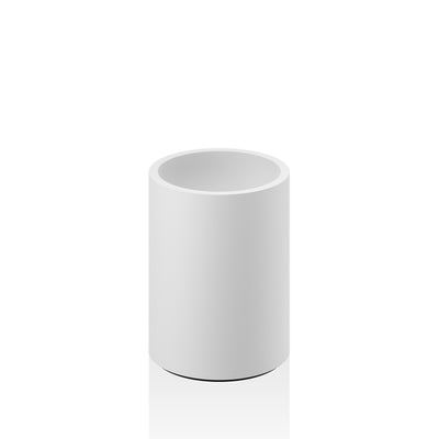 decor walther | STONE series | tumbler + toothbrush holder | white