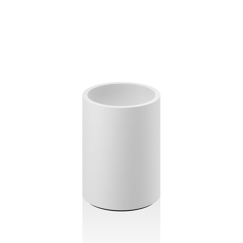 decor walther | STONE series | tumbler + toothbrush holder | white